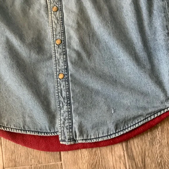 MOTLEY CRUE Oversized vintage Roper fleece lined jacket